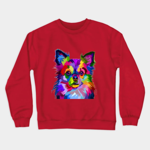 Cute Dog Crewneck Sweatshirt by NadaSaid